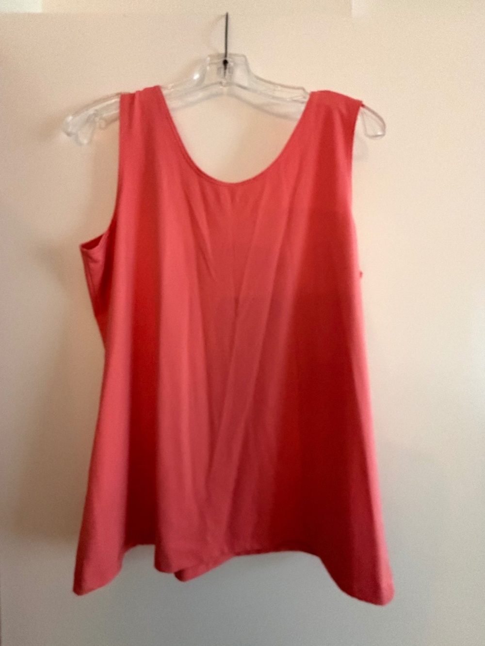 🌺 Chico’s Coral Sleeveless Tank – Size 3 (U.S. XL)